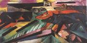 Franz Marc The Wolves (mk34) oil painting reproduction